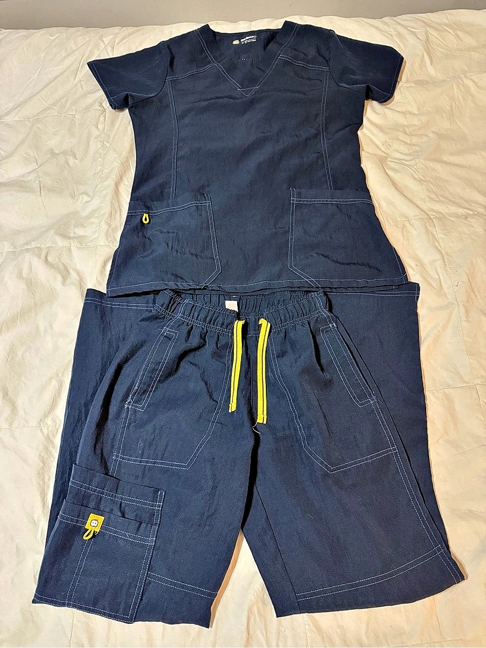Wonderwink Navy blue scrub set